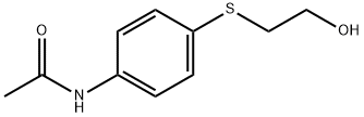 Acetamide, N-[4-[(2-hydroxyethyl)thio]phenyl]- Structure