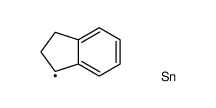 2,3-dihydro-1H-inden-1-yl(trimethyl)stannane结构式
