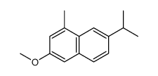 (6-isopropyl-4-methyl-[2]naphthyl)-methyl ether Structure