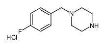 4-(4-Fluorobenzyl)piperazin-1-ium chloride Structure