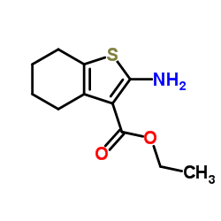 ETHYL 2-AMINO-4,5,6,7-TETRAHYDROBENZO[B]THIOPHENE-3-CARBOXYLATE Structure