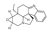 (-)-1,2-didehydro-(14R,15S)-epoxy-aspidospermidine结构式