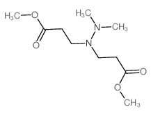 methyl 3-(dimethylamino-(2-methoxycarbonylethyl)amino)propanoate structure