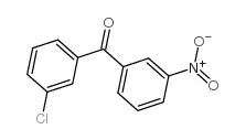 (3-chlorophenyl)-(3-nitrophenyl)methanone structure