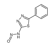 nitroso-(5-phenyl-[1,3,4]thiadiazol-2-yl)-amine Structure