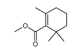 6,6-dimethyl-2-methyl-1-cyclohexene-1-carboxylic acid methyl ester Structure