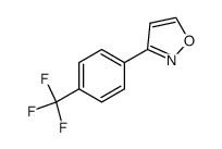 3-(4-trifluoromethylphenyl)isoxazole结构式