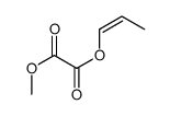 1-O-methyl 2-O-prop-1-enyl oxalate Structure