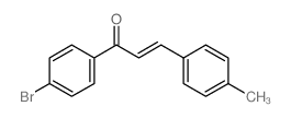 2-Propen-1-one,1-(4-bromophenyl)-3-(4-methylphenyl)-结构式