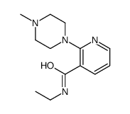 N-ethyl-2-(4-methylpiperazin-1-yl)pyridine-3-carboxamide结构式