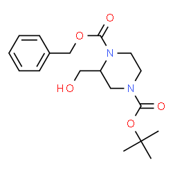 (S)-1-BENZYL 4-TERT-BUTYL 2-(HYDROXYMETHYL)PIPERAZINE-1,4-DICARBOXYLATE picture