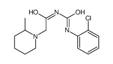 N-[(2-chlorophenyl)carbamoyl]-2-(2-methylpiperidin-1-yl)acetamide结构式