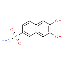 6,7-dihydroxynaphthalene-2-sulphonamide Structure