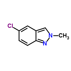 5-氯-2-甲基-2H-吲唑结构式