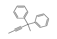 4,4-diphenyl-2-pentyne Structure