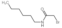 Acetamide,2-bromo-N-hexyl-结构式