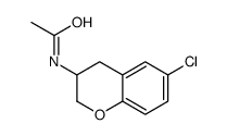 N-(6-chloro-3,4-dihydro-2H-chromen-3-yl)acetamide Structure