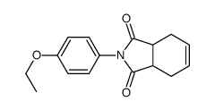 2-(4-ethoxyphenyl)-3a,4,7,7a-tetrahydroisoindole-1,3-dione Structure