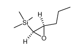 cis-1-trimethylsilylpent-1-ene oxide Structure