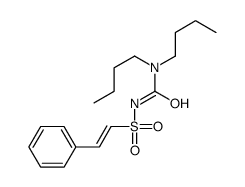 1,1-dibutyl-3-(2-phenylethenylsulfonyl)urea Structure
