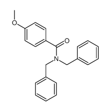 N,N-dibenzyl-4-methoxybenzamide结构式