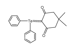 diphenyltelluroniodimedonide Structure