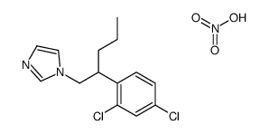 1-[2-(2,4-dichlorophenyl)pentyl]imidazole,nitric acid结构式