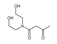 N,N-bis(2-hydroxyethyl)-3-oxobutanamide Structure