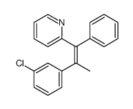 2-[(Z)-2-(3-Chloro-phenyl)-1-phenyl-propenyl]-pyridine Structure