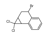 7,7-dichloro-5-bromobenzo[a]bicyclo[4.1.0]heptane结构式