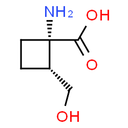 Cyclobutanecarboxylic acid, 1-amino-2-(hydroxymethyl)-, (1S,2R)- (9CI) picture