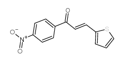1-(4-nitrophenyl)-3-(2-thienyl)-prop-2-en-1-one Structure