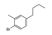 1-bromo-4-butyl-2-methylbenzene结构式