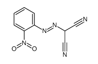 2-[(2-nitrophenyl)diazenyl]propanedinitrile Structure