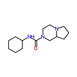 Pyrrolo[1,2-a]pyrazine-2(1H)-carboxamide, N-cyclohexylhexahydro- (9CI)结构式