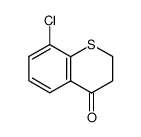 8-chloro-3,4-dihydro-2H-1-benzothiopyran-4-one Structure