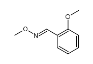 (E)-2-methoxybenzaldehyde O-methyloxime结构式