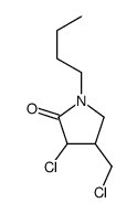 1-butyl-3-chloro-4-(chloromethyl)pyrrolidin-2-one Structure