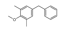 5-benzyl-2-methoxy-1,3-dimethylbenzene Structure