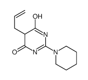 2-piperidin-1-yl-5-prop-2-enyl-1H-pyrimidine-4,6-dione结构式