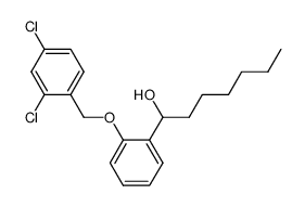 1-[2-(2,4-Dichloro-benzyloxy)-phenyl]-heptan-1-ol Structure