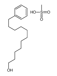 methanesulfonic acid,11-phenylundecan-1-ol Structure