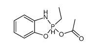 2-acetoxy-2-ethyl-2,3-dihydro-1,3,2λ5-benzoxazaphosphole Structure