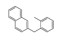 2-[(2-methylphenyl)methyl]naphthalene结构式