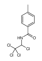 4-methyl-N-(1,2,2,2-tetrachloroethyl)benzamide结构式