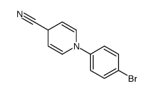 1-(4-bromophenyl)-4H-pyridine-4-carbonitrile Structure