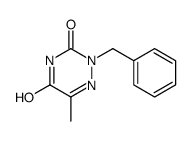 2-benzyl-6-methyl-1,2,4-triazine-3,5-dione结构式