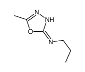 5-methyl-N-propyl-1,3,4-oxadiazol-2-amine结构式