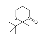 2-tert-butyl-2-methyl-1,3-dithiane-1-oxide Structure