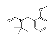 N-tert-butyl-N-[(2-methoxyphenyl)methyl]formamide Structure